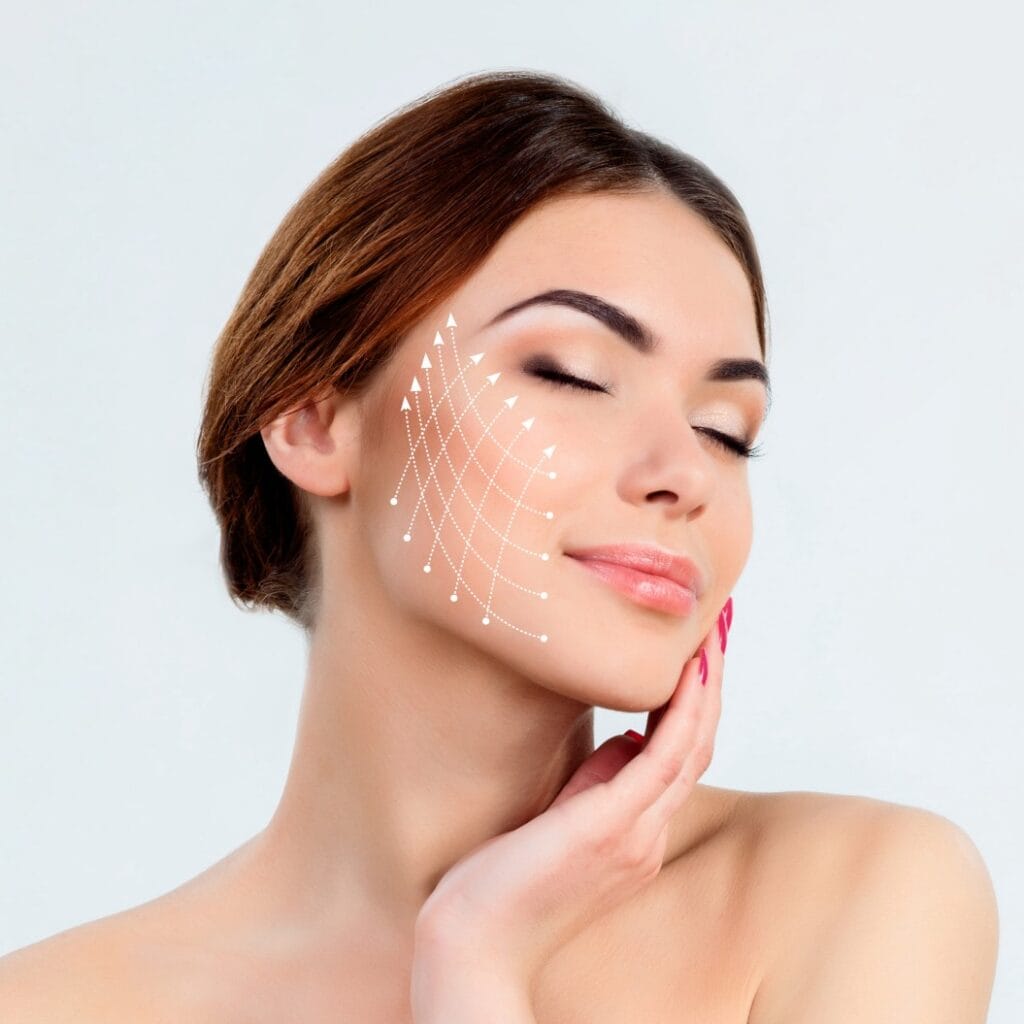 Young female with clean fresh skin